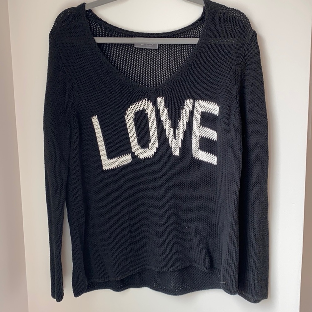 LOVE knit sweater